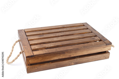 Wooden box brown
