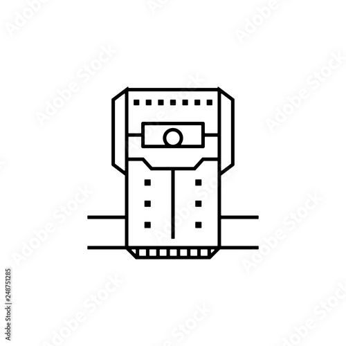 chamber, crew, cryogenic, room, space icon. Element of future pack for mobile concept and web apps icon. Thin line icon for website design and development, app development