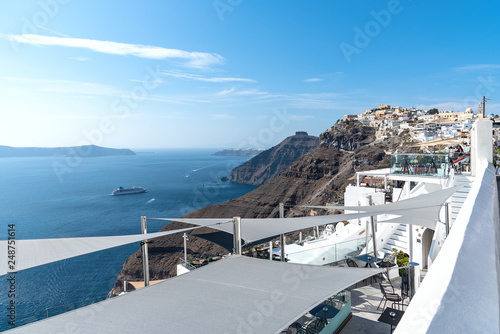 Thira village - Morze Egejskie - wyspa Santorini - Grecja