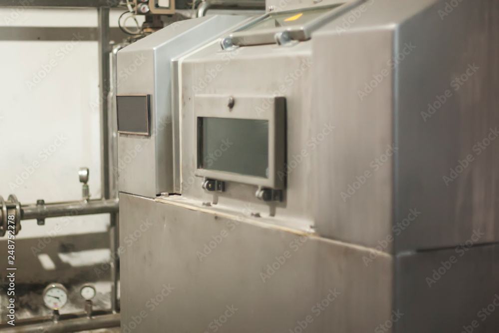 brewery stainless steel tanks. business concept brewed beer, beer production brewery stainless steel tanks. business concept brewed beer, beer production