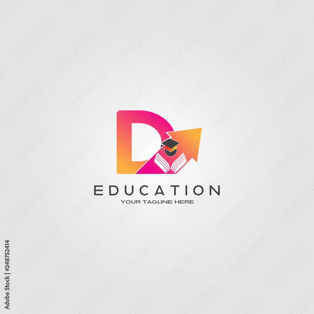 Education school icon or logo Education school icon or logo
