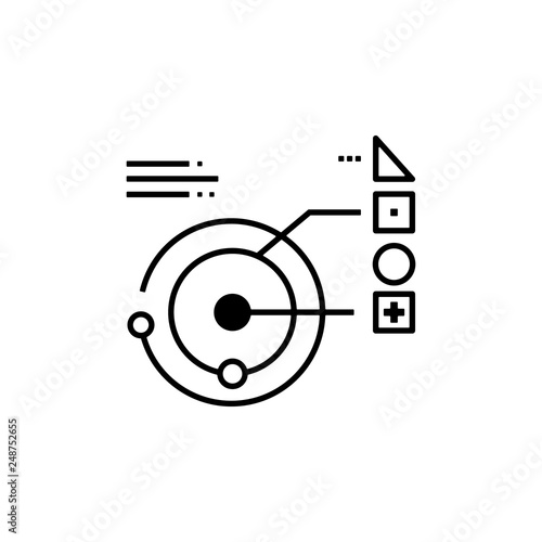 astronomy, cosmic, data, planetary, system icon. Element of future pack for mobile concept and web apps icon. Thin line icon for website design and development, app development