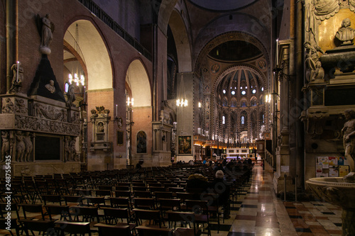 Inside View on Basilica Saint Antonio in Padua, Italy