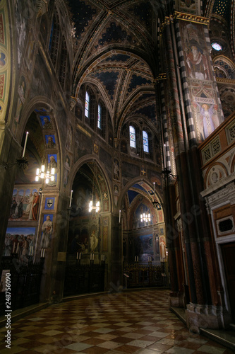 Details of wonderful architecture of Basilica Saint Anthony in Padua  Italy