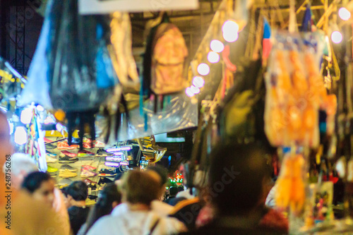Photography Bangkok, Thailand - January 29, 2017: Tourist visited Patpong, internationally k