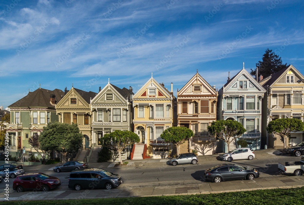 Obraz premium Painted Ladies San Francisco Steiner Street
