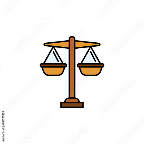 balance, laws, justice icon. Element of feminism illustration. Premium quality graphic design icon. Signs and symbols collection icon for websites, web design