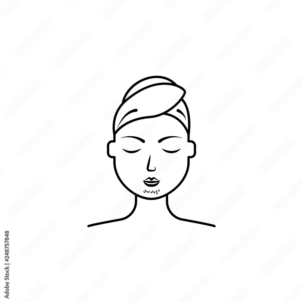 jaw epilation, women icon. Element of health care for mobile concept and web apps icon. Thin line icon for website design and development, app development jaw epilation, women icon. Element of health care for mobile concept and web apps icon. Thin line icon for website design and development, app development