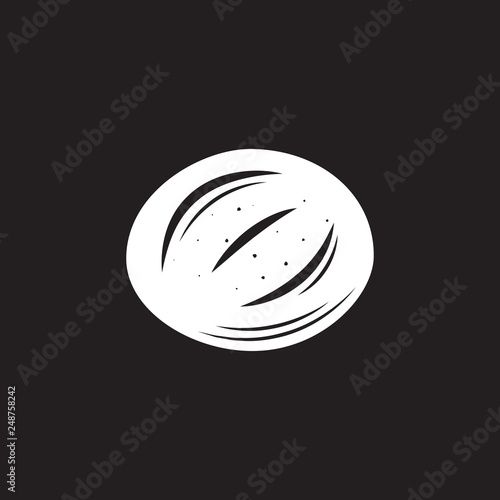 Bread icon. Simple element illustration. Bread symbol design template. Can be used for web and mobile