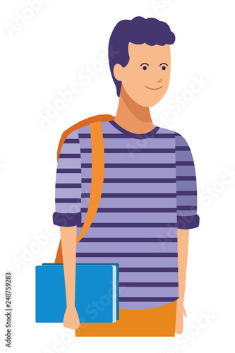 guy bagpack casual