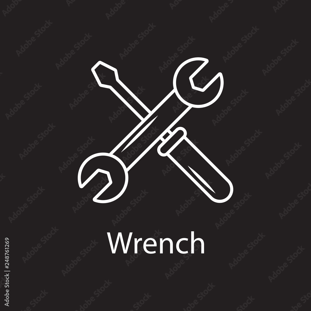 Repair service icon icon. Simple element illustration. Repair service icon symbol design from Construction collection set. Can be used in web and mobile Repair service icon icon. Simple element illustration. Repair service icon symbol design from Construction collection set. Can be used in web and mobile