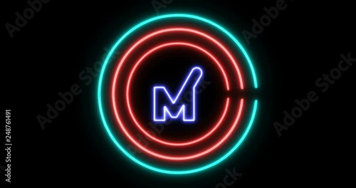 Digital lock concept of denying access with Machine Xchange Coin (MXC) symbol photo