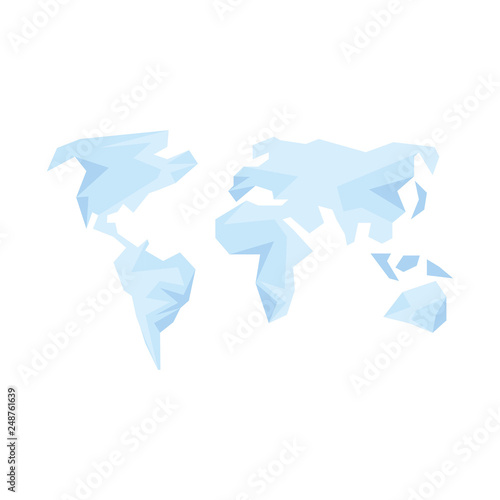 earth planet map icon