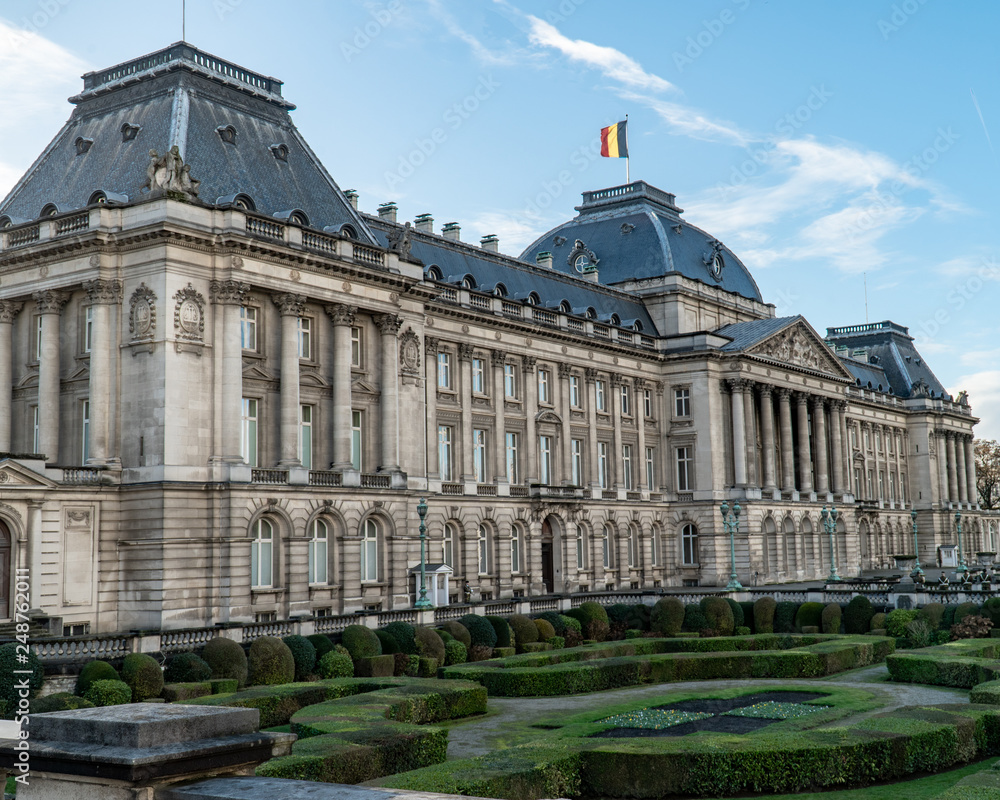 Royal palace of Brussels, Belgium.
