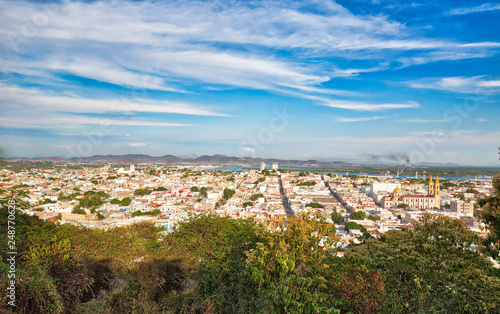 Panoramic view of the Mazatlan Old City, Mexico © eskystudio