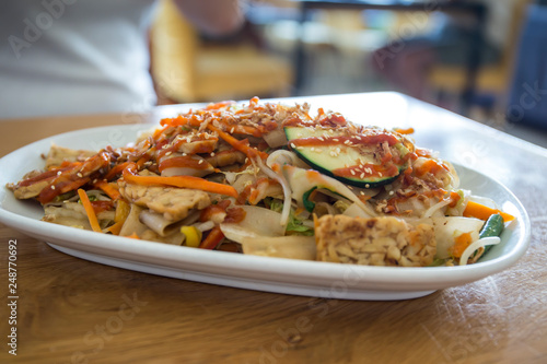 Spicy fried kway teow