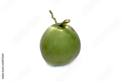 Coconuts : Fresh coconuts isolated on white baclground.