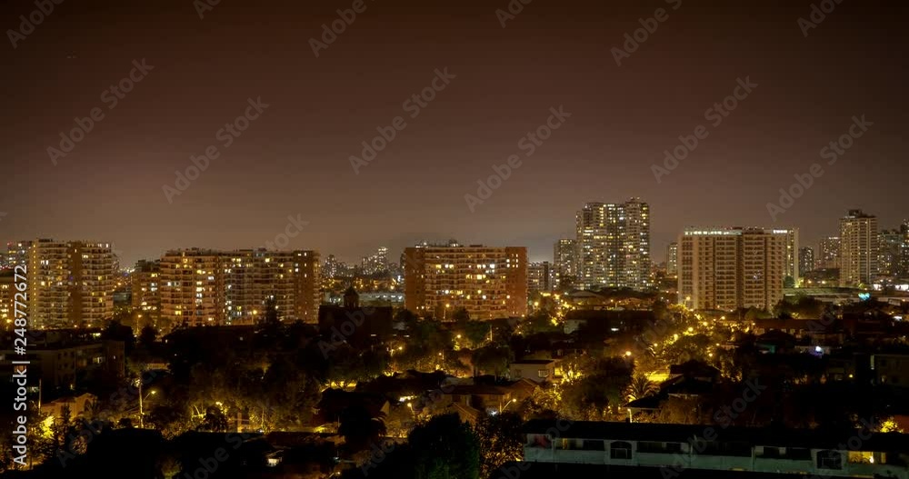 Timelapse in the city, sunset and the moon. Timelapse in the city, sunset and the moon.