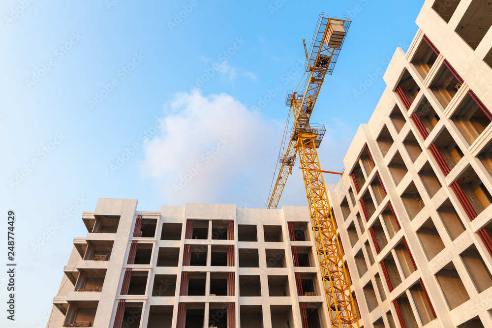 Business construction. construction site area. Business construction. construction site area.