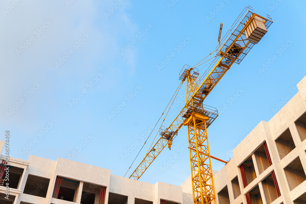 Business construction. construction site area. Business construction. construction site area.