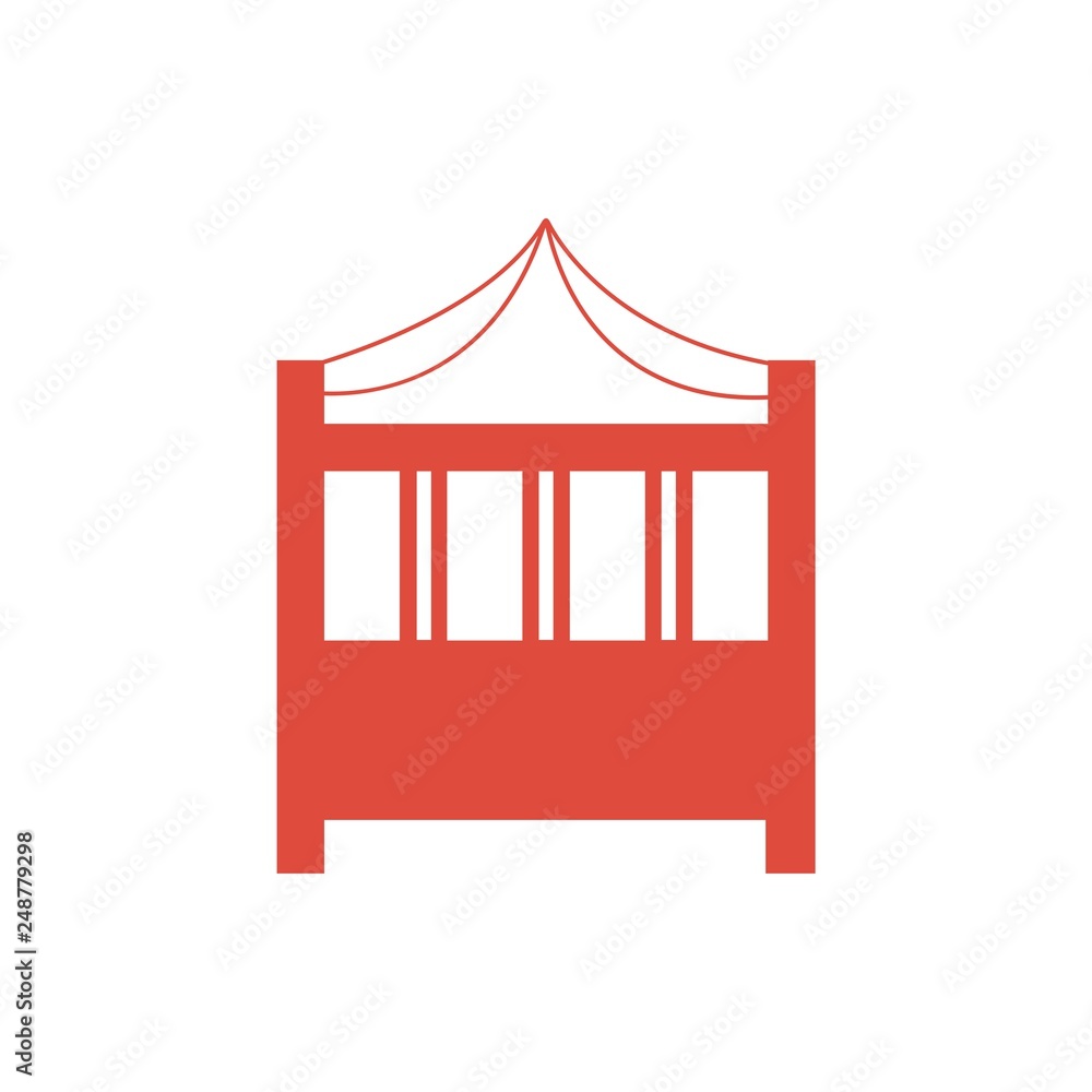 Baby shop vector icon Baby shop vector icon