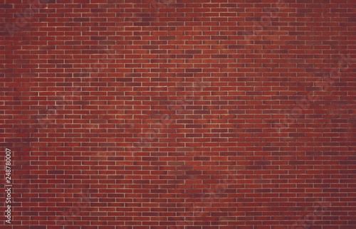 Brown brick wall texture background