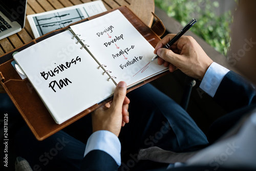 Фотография Work Plan Business Process Graphic Illustration
