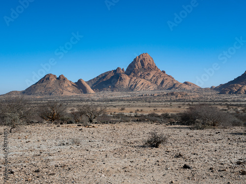 Spitzkoppe rock formations in Namibia