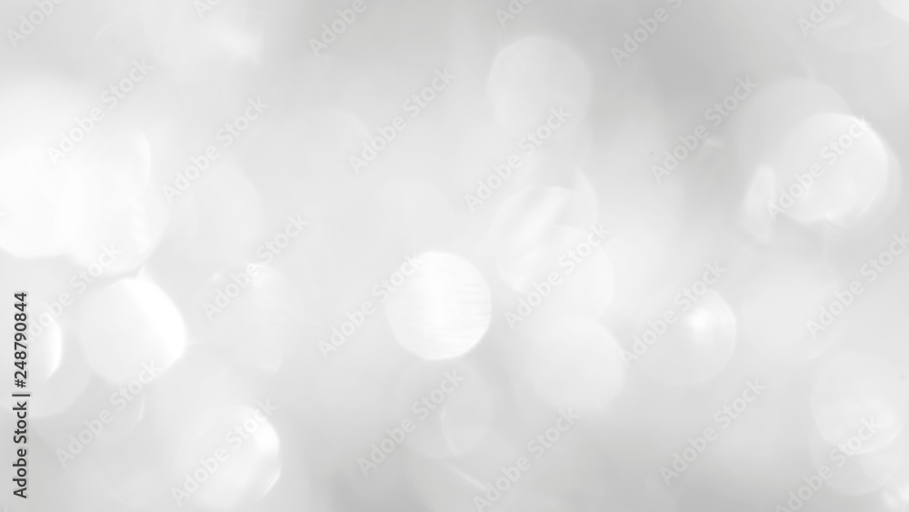 A brilliant white background with circles and ovals. Template for a holiday card with bright and sparkling lights. A brilliant white background with circles and ovals. Template for a holiday card with bright and sparkling lights.