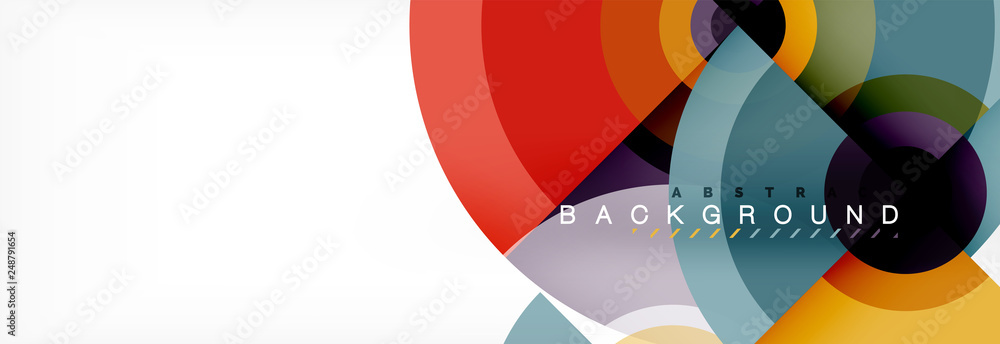 Modern circle background Modern circle background