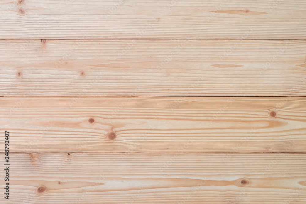 Fototapeta premium Brown wood texture with natural striped pattern for background, wooden surface for add text.