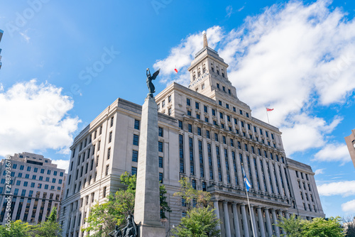 Canvas Print Exterior view of the Canada Life Building