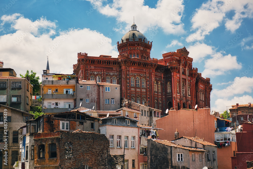 Fototapeta premium Greek high school in Istanbul