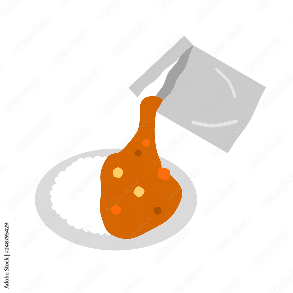 レトルトカレー Stock イラスト Adobe Stock