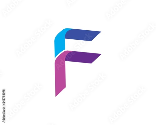Free Download f Letter Logo Business Template Vecto - GFXLoad