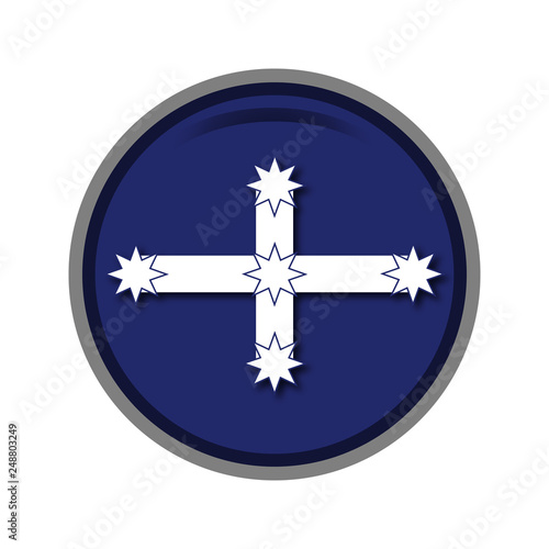 Round shape of Eureka flag
