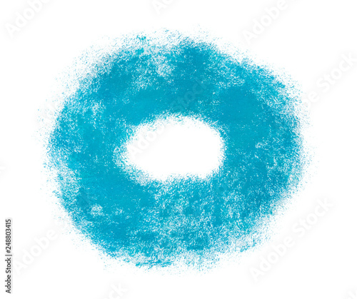 Wallpaper Mural Blue Circle On White Background Torontodigital.ca