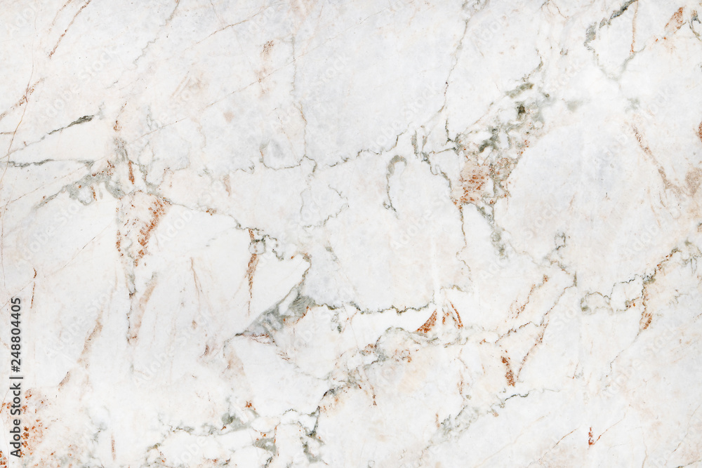Obraz premium White marble texture abstract background pattern with high resolution.