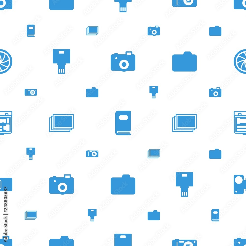 photo icons pattern seamless white background photo icons pattern seamless white background