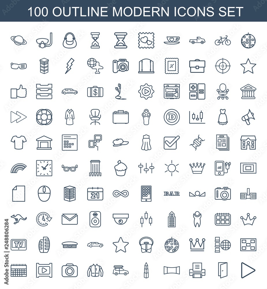 100 modern icons 100 modern icons
