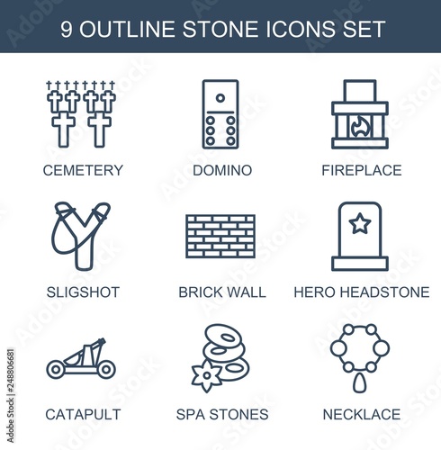 9 stone icons
