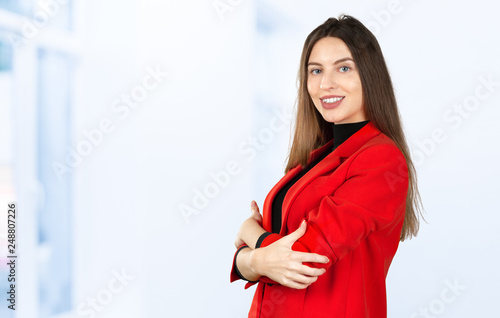 Business Woman Smiling