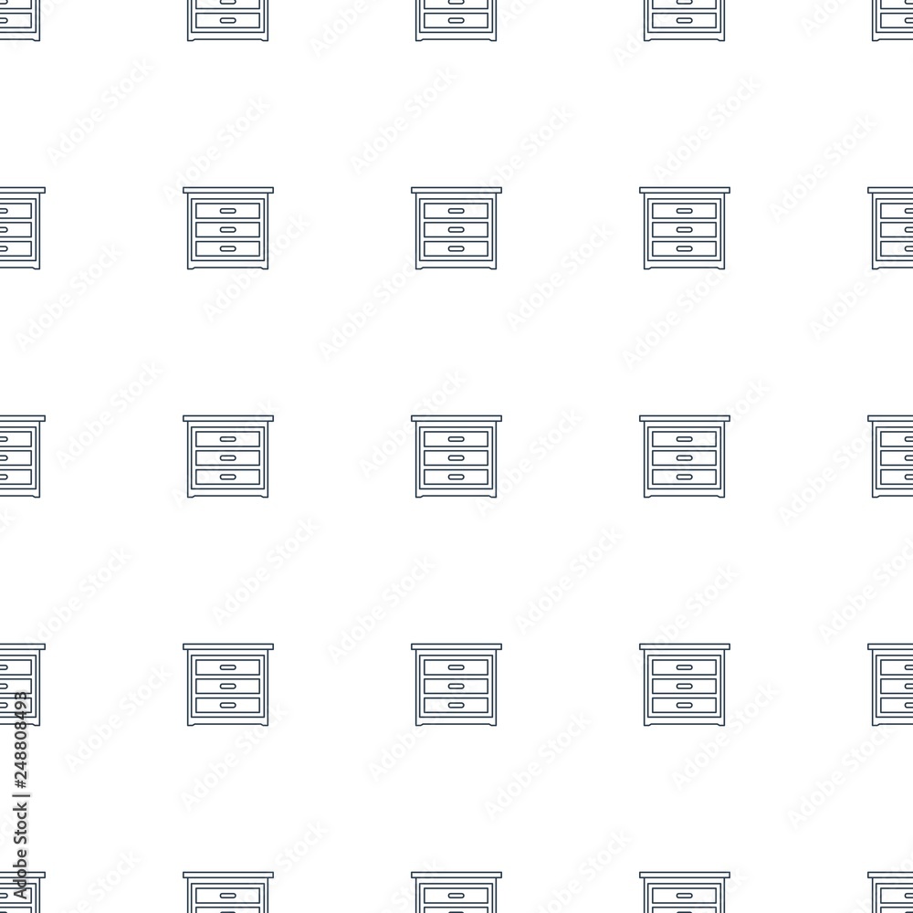 nightstand icon pattern seamless white background nightstand icon pattern seamless white background