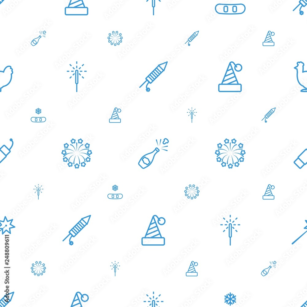 year icons pattern seamless white background year icons pattern seamless white background