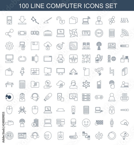 100 computer icons