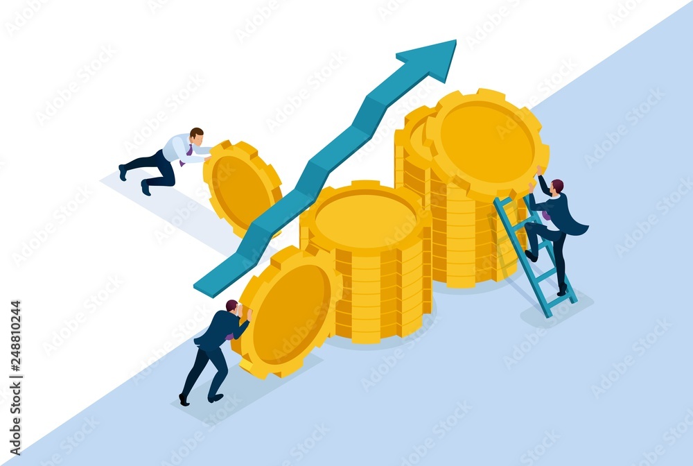 Isometric Leadership Qalities, Landing Page Isometric Leadership Qalities, Landing Page