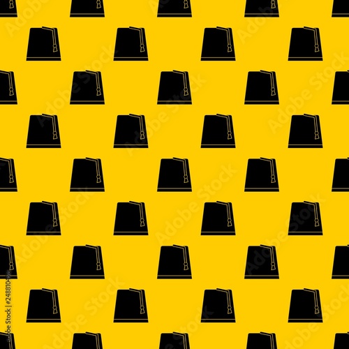 Turkish fez pattern seamless vector repeat geometric yellow for any design