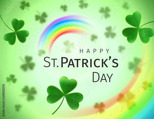 Patricks Day greeting card