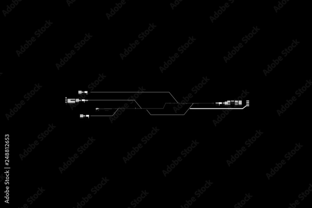 Abstract digital Hud line interfaces background made of different shapes with hight detailed elements. Abstract digital Hud line interfaces background made of different shapes with hight detailed elements.