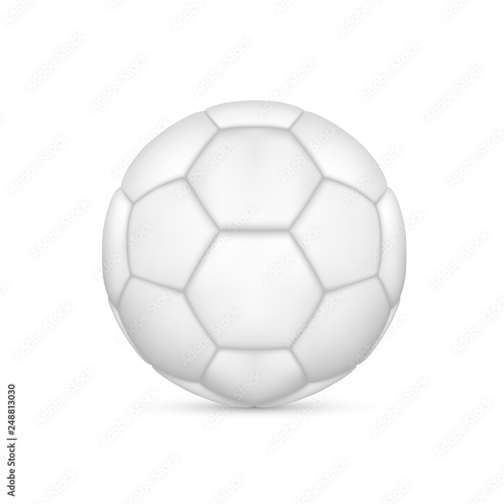 Fototapeta premium White Soccer Ball